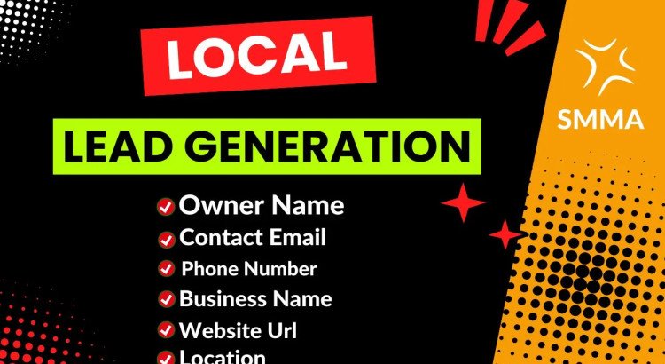 I will find targeted b2b local leads small business smma lead generation