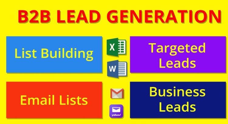 I will do high quality email list building and b2b lead generation