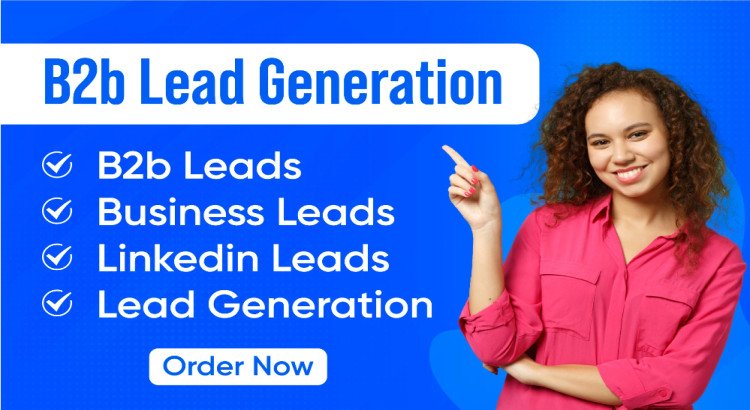 I will provide b2b lead generation for targeted leads, business leads and linkedin leads