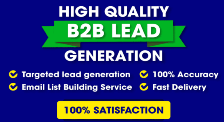 I will provide B2B lead generatation for any industry You want,,