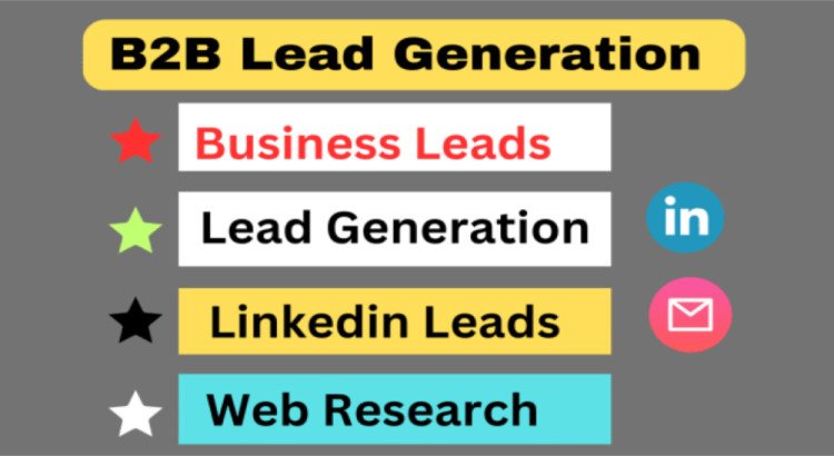 I will provide b2b lead generation for targeted industries.