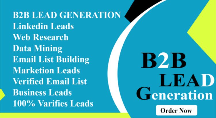 I will provide b2b lead generation, find email address and contact info.