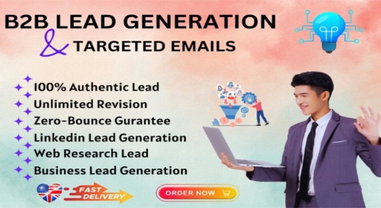 I will provide b2b lead generation, prospect list, niche targeted email list by linkedin.