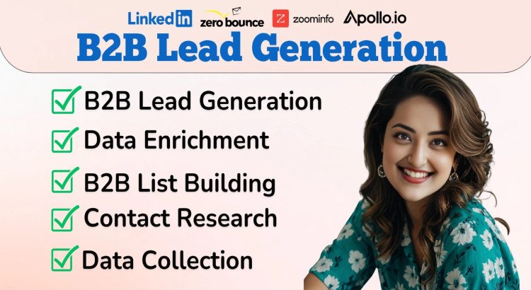 I will provide data enrichment, lead list, business leads, b2b lead generation.