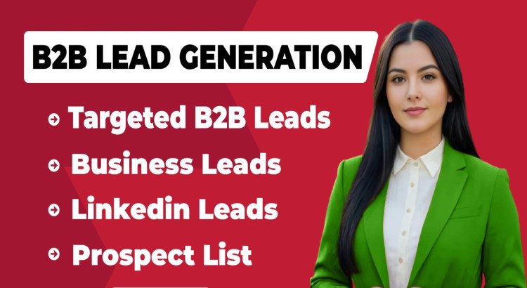 I will provide b2b lead generation and email list for your targeted business 24hrs.