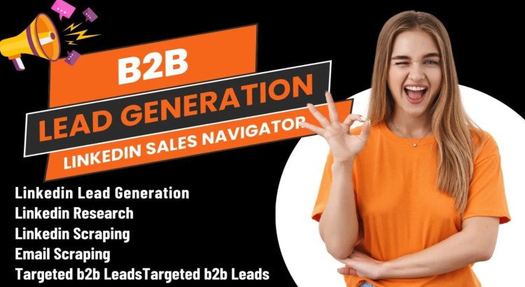 I will provide sales navigator for b2b lead generation, email list.