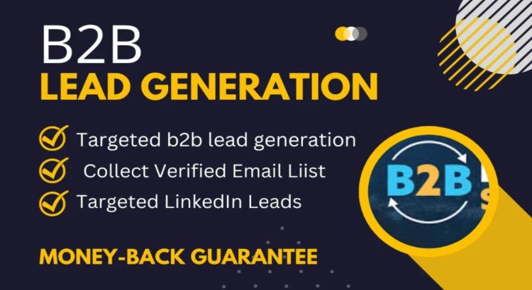 I will provide b2b lead generation, linkedin leads, targeted leads and prospect list.