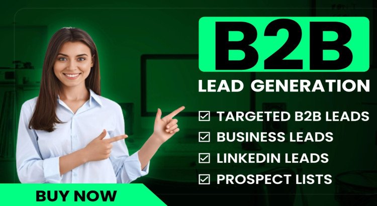 I will provide targeted b2b lead generation, prospect list building for any business.