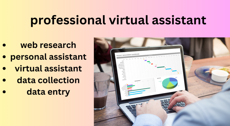 I will help you by providing professional virtual assistant only for $2 hours.