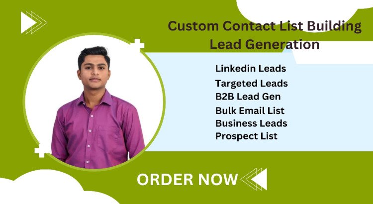 I will do b2b lead generation, linkedin lead generation, b2b leads and prospect list