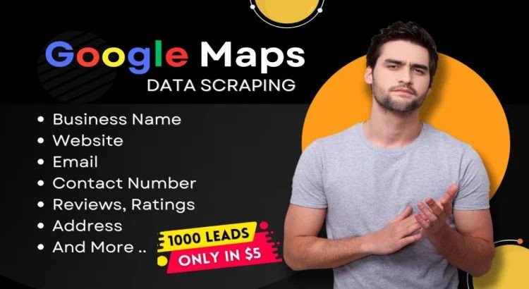 I will help you by providing  1000 Targeted Google Maps Business Leads only for $2 hours.