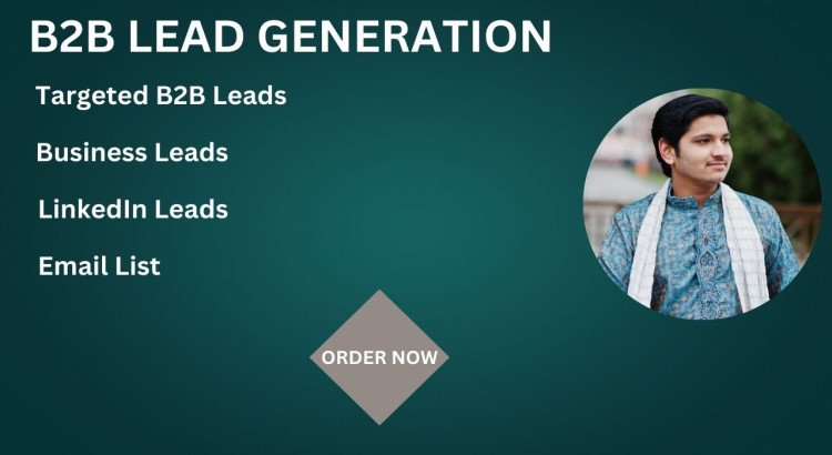 I provide B2B lead generation, LinkedIn prospecting, business leads, and customized lead lists.