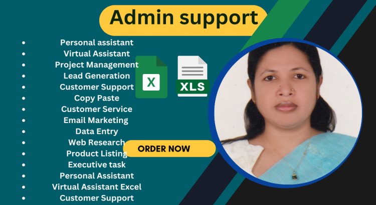 I will help you by providing Virtual Assistant | Excel Expert | Customer Support only for $2 hours.