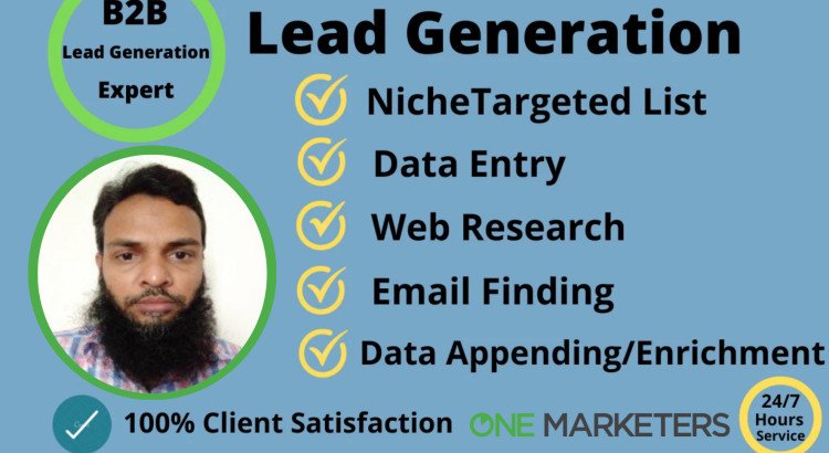 I will help you by providing linkedin leads, and data enrichment and similar task only for $2 hours.