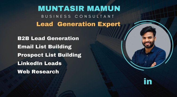 I will do B2B lead generation and contact list building for any industry