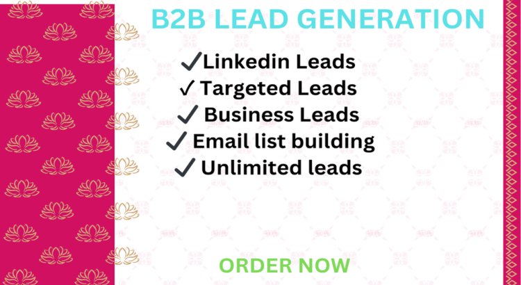 I will do targeted b2b lead generation and data collection for rapid business growth
