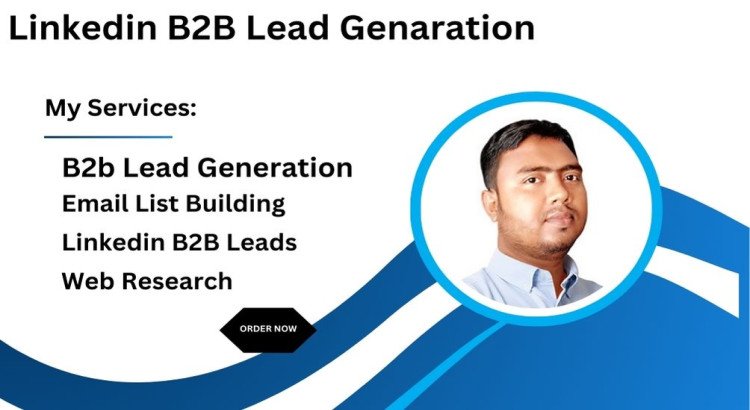 I will do b2b lead generation, linkedin lead, and email list building for any industry