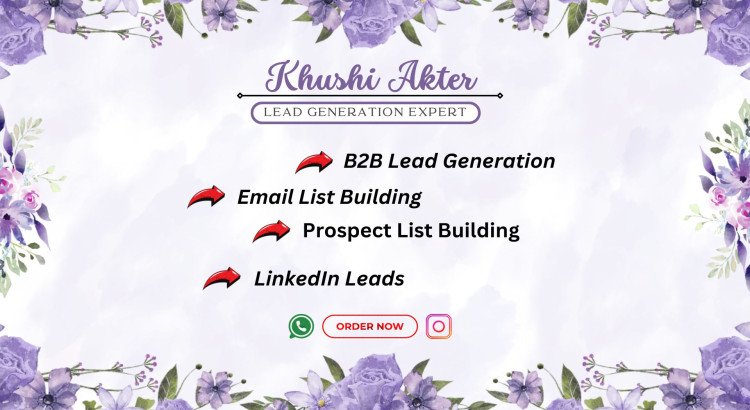 I will provide you any type of lead generation services for only $2 per hour.