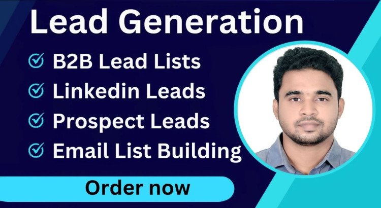 I will perform targeted B2B lead generation, compile prospect lists, and build email lists.