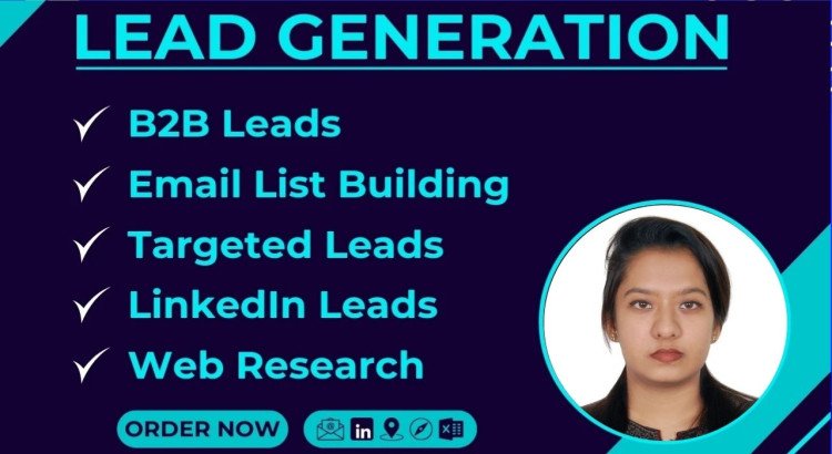 I offer B2B lead generation, prospect list building, and email list development for any industry.