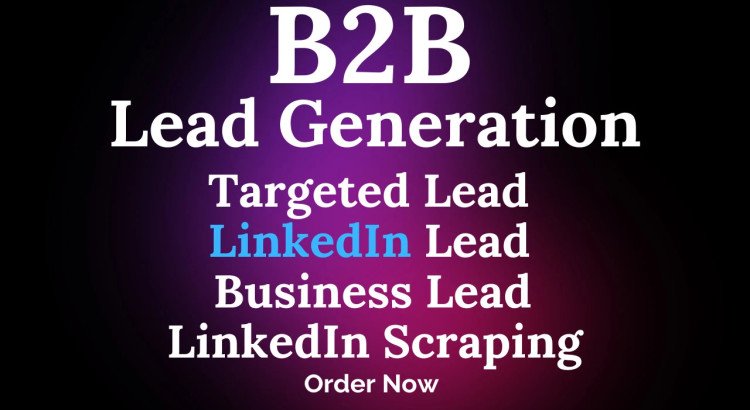 I will do targeted b2b lead generation and email list building
