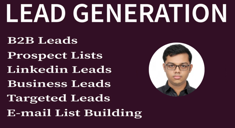 I will assist you with lead generation, email list building, and similar tasks for only $2 per hour.