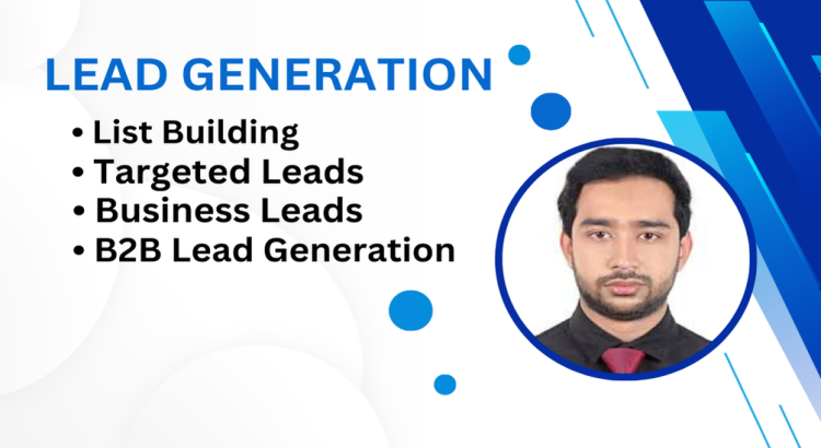 I will provide B2B lead generation, prospecting and email list building services.