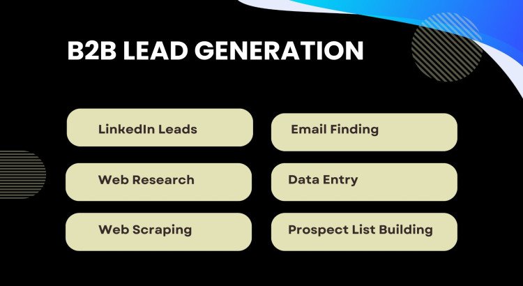 I will find targeted B2B LinkedIn prospects, business leads, and verified email lists.