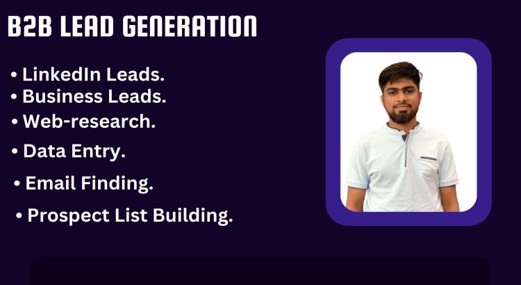 I will do professional b2b lead generation and business web research