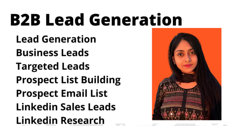 I will provied b2b lead generation using linkedin sales navigator