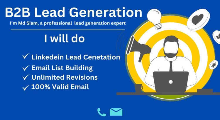 I will do b2b lead generation, web research, contact list and email list building