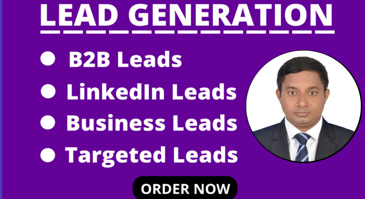 I will deliver B2B lead generation services for your business.