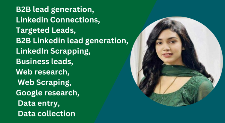 I will help you by providing LinkedIn Lead Generation and Web Crawling only for $2 hours.
