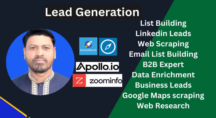 I will help you by providing E-mail List Building and LinkedIn Email Sourcing only for $2 hours.
