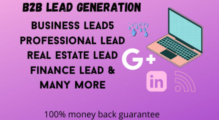I will help you by providing b2b lead generation only for $2 hours..