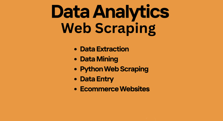 I will do web scraping, data extraction and data mining