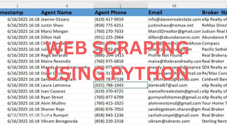 I Will Extract Web Data and Automate Scraping Tasks with Python