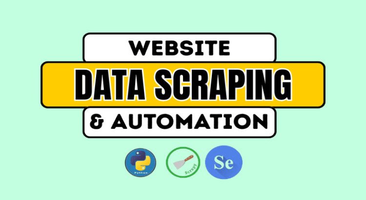 I will do web scraping and automation using python