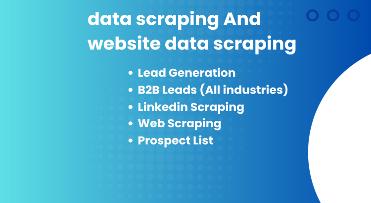 I will do web scraping, email scraping and data mining of any site