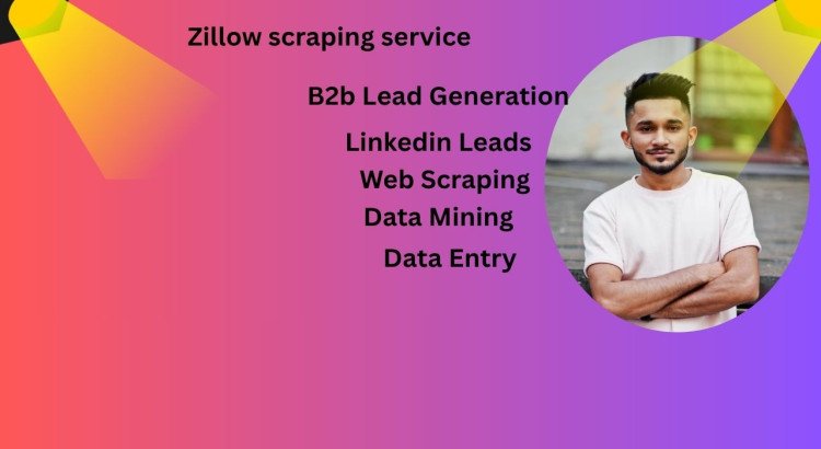 I will extract real estate leads and agent emails from Zillow.