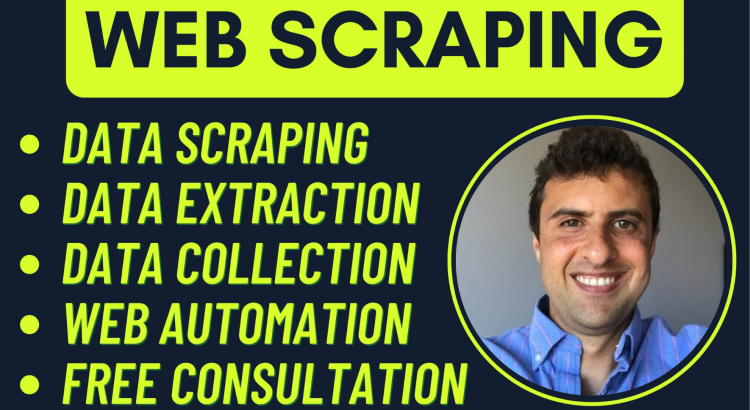 I will do web scraping, data scraping, and data mining using python