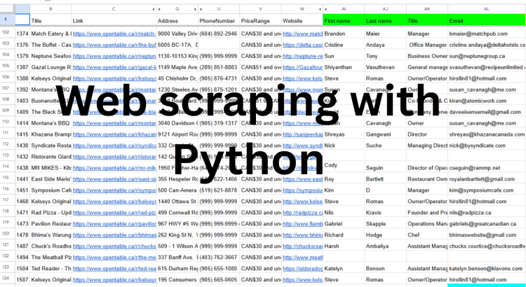 I develop Python automation for efficient web scraping, organized data extraction, and analytics.