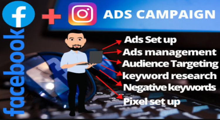 I will create and manage your facebook and instagram ads campaign