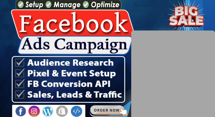 I will run high-converting Facebook & Instagram ads for Shopify