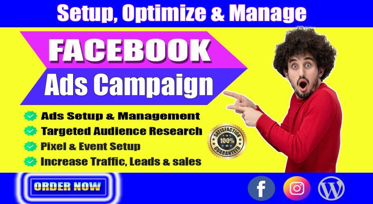 I will run Facebook ads campaigns, marketing, advertising, and page promotion