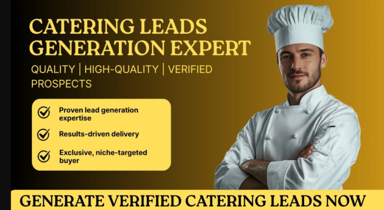 I will catering leads event planning restaurant photography leads catering facebook ads