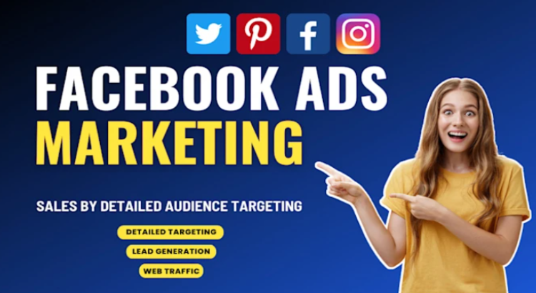 I will do facebook advertising, meta ads marketing, fb ads campaign, instagram ads.